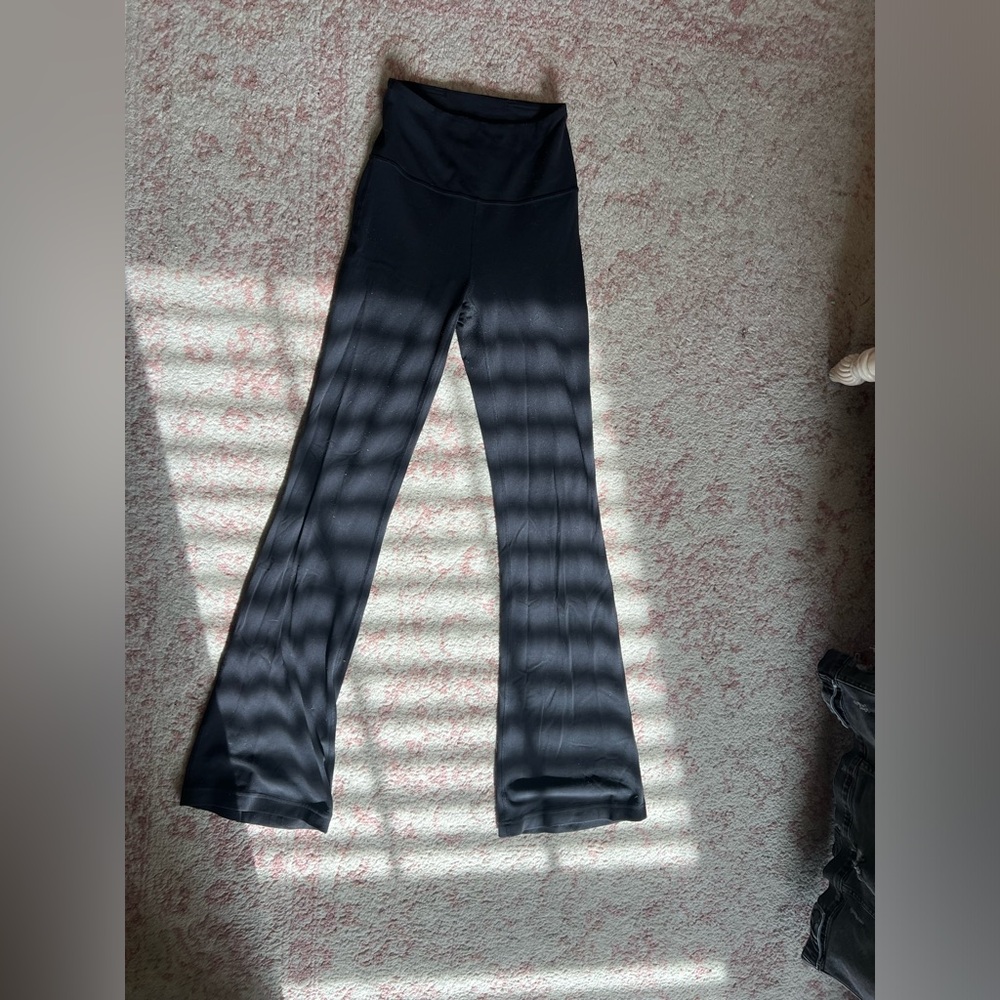 Black Lululemon size 4 flared leggings